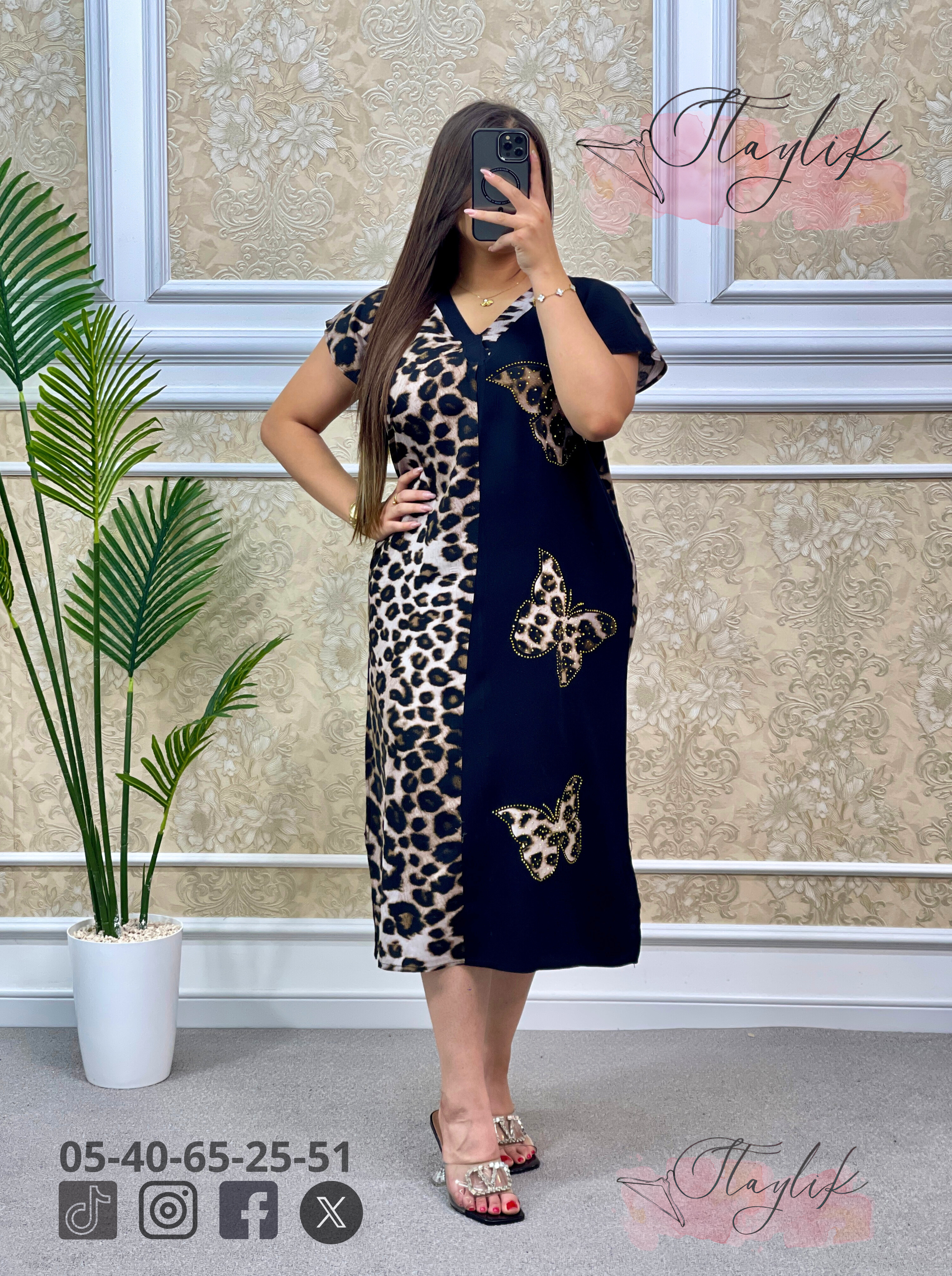 فستان بجاذبية مضاعفة